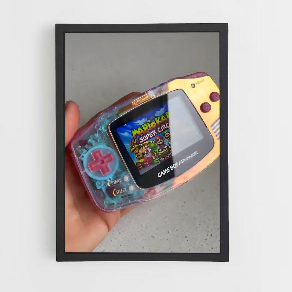 Poster Gameboy advance – affiche Consoles (vue 2)